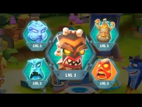 Crash Bandicoot: On the Run - The Elementals and Uka Uka Boss Fights