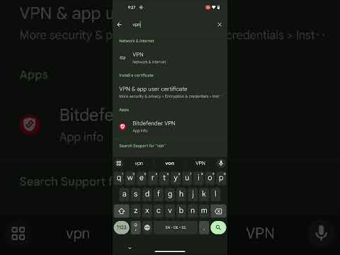 Turn off VPN on your Android phone