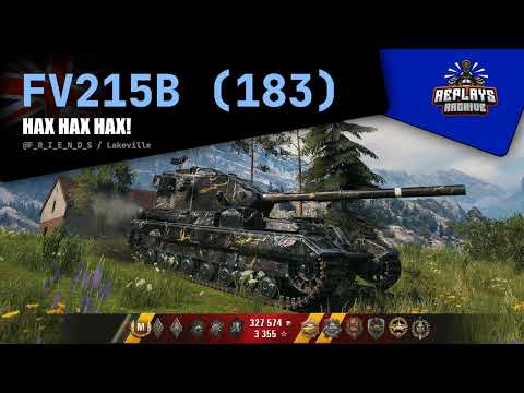 FV215b (183) - Hax Hax Hax!!! / 5 frags, 8263 damage, 1202 exp., Lakeville, World of Tanks