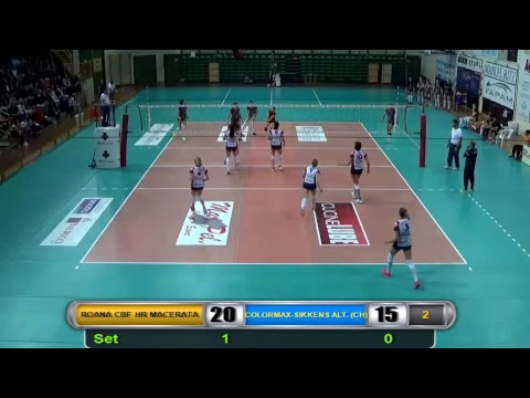 Play Off B1F gara2 ROANA CBF HR MACERATA vs COLORMAX-SIKKENS ALTINO (CH)
