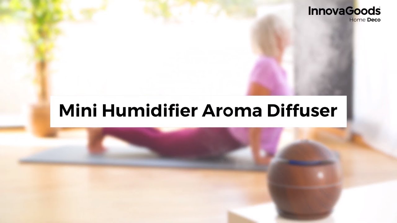 Mažas drėkintuvas ir kvapų purkštuvas Dark Walnut InnovaGoods Home Deco