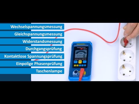 PAN Micrometer - pocket multimeter  CAT III 300V with autom. function selection