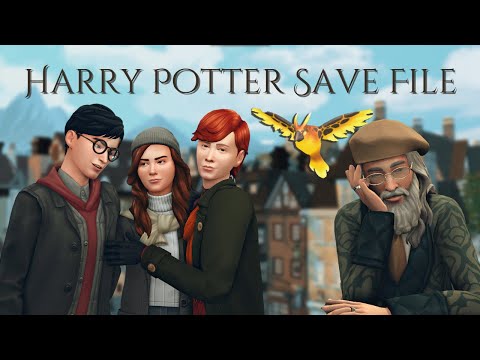 this save file is the only reason I use magic in the sims 4 | harry potter save file | sims 4 save