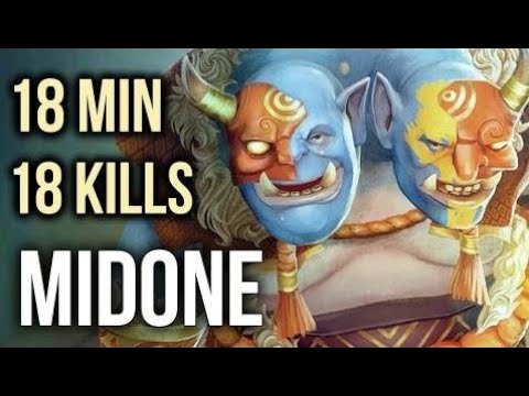 WTF BUILD DOTA2 18 min 18 kills Ogre Magi Roamer by MidOne MMR Gameplay Dota 2