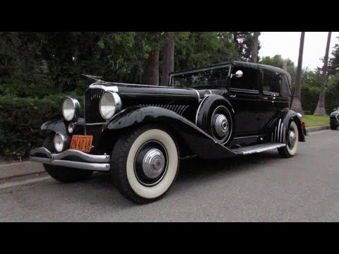 1934 Duesenberg J Town Car by Rollston (w/ startup)