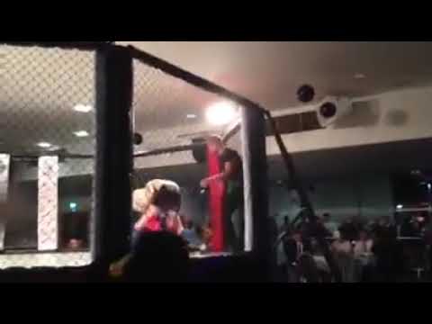 65kg v 85kg white collar mma fight 2015 king power Leicester