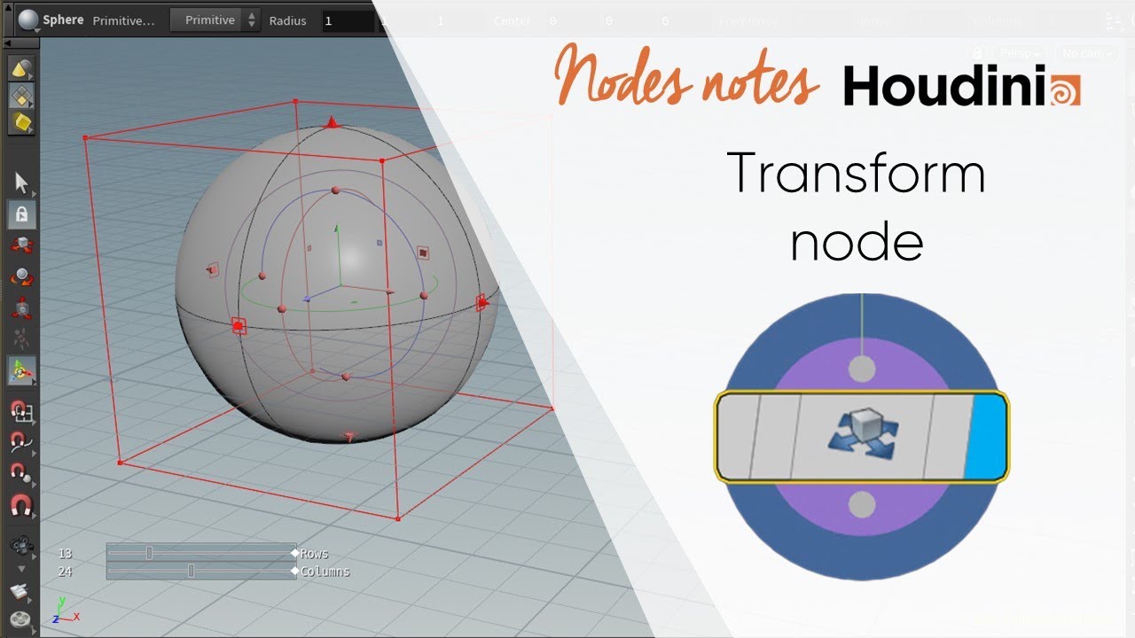 Transform node - Houdini 18 (Nodes notes)