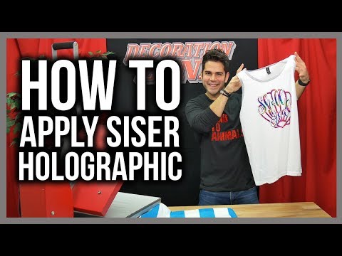 How To Apply Siser Holographic HTV