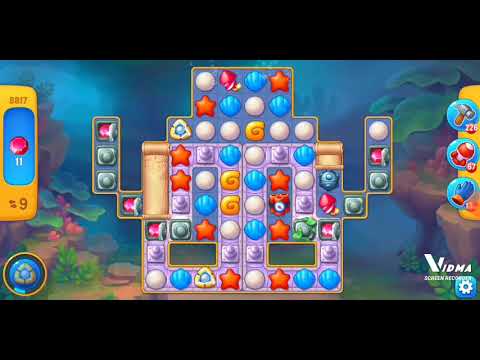 Fishdom. 8817 level no boosters and diamonds. 13 moves