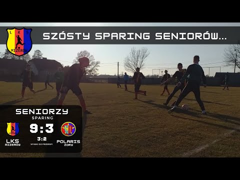 LKS Mizerów - Polaris Żory - bramki ze sparingu seniorów