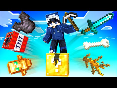 Minecraft ONE BLOCK, but on 1 LUCKY BLOCK...