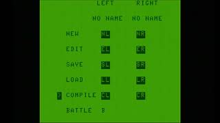 Color Robot Battle for the Tandy CoCo - Programming and "Battle"