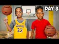 LAST PERSON TO STOP DRIBBLING THE BASKETBALL WINS MONEY