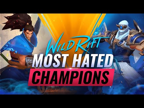 10 Most HATED Champions in Wild Rift (LoL Mobile)