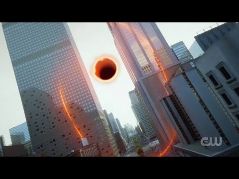 The Flash S06 Ep01-_-Flash Destroyed Black Hole Over Central City