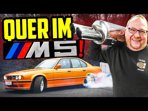 Volle LEISTUNG nach 450.000 KM?! - BMW M5 E34 - Marco DREHT durch!