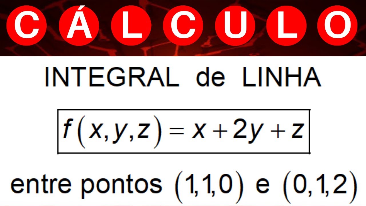 INTEGRAL de LINHA 💥 CAMPO ESCALAR #exercícios #cálculo2 #cálculo3
