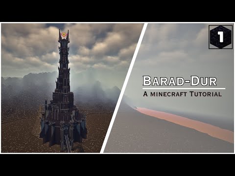 Minecraft Barad-dûr Tutorial – Building the Dark Tower (Part 1)