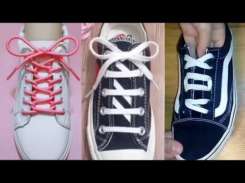 ЛУЧШИЕ СПОСОБЫ ЗАВЯЗАТЬ ШНУРКИ /КАК ЗАВЯЗАТЬ ШНУРКИ НА КРОССОВКАХ /5 СПОСОБОВ КАК ЗАШНУРОВАТЬ КРОССЫ