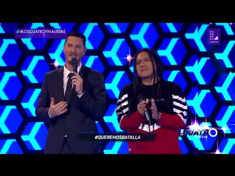 batalla entre  Franz Ato y  Ray BG en los Cuatro Finalistas.