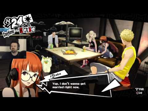 Persona 5 playthrough pt261 - Girl Talk and Snacks; Poor Ryuji!