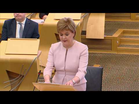 First Minister Statement: Scottish Government’s Programme for Government 2018-19 - 4 September 2018