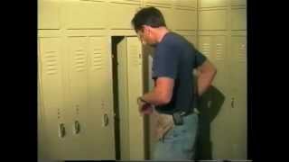 How to fix steel school lockers and repair locker doors quickly and easily