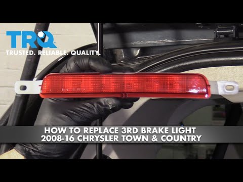 How to Replace 3rd Brake Light 08-16 Chrysler Town & Country
