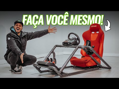 Como fazer COCKPIT para SIMULADOR por 150 REAIS em CASA 😱 (G29, G920, G923, Thurstmaster)