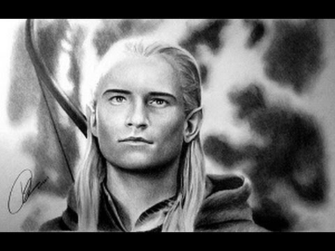 Legolas Speed Drawing Orlando Bloom The Hobbit