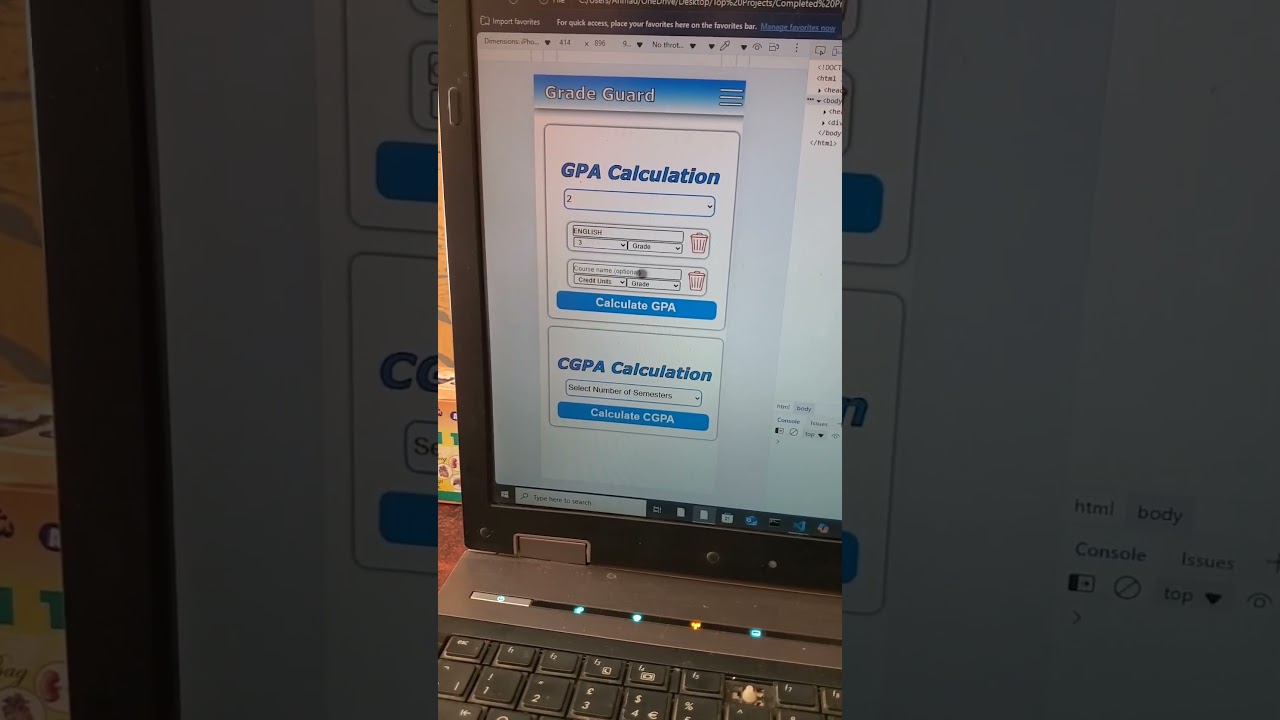 GPA/CGPA Calculator: Free web App