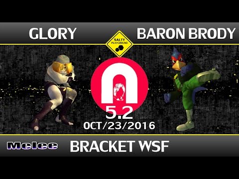 SU 5.2 - gLory (Sheik) Vs Baron Brody (Falco) - SSBM Singles Bracket Winners Semi Final