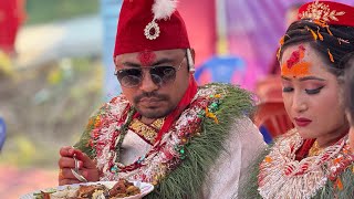 Biswas Weds Laxmi's Official Wedding video in Nepal // short Video // Pokhara Kaski 🇳🇵 🇬🇧2023