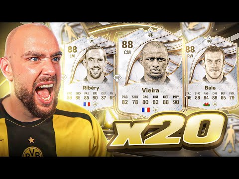 I Opened 20x 88 MAX ICON PACKS On FC 26!