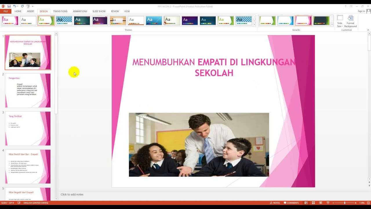 MENUMBUHKAN EMPATI DI LINGKUNGAN SEKOLAH