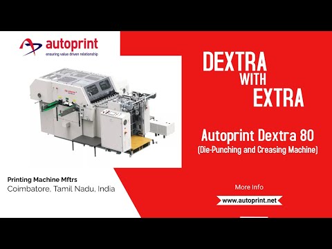 Autoprint Die Punching And Creasing Machine
