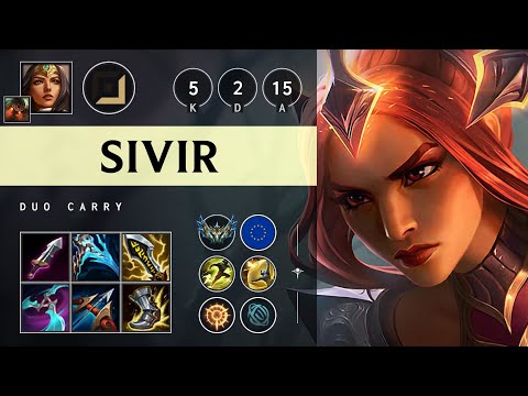 Sivir ADC vs Ezreal - EUW Challenger Patch 25.13