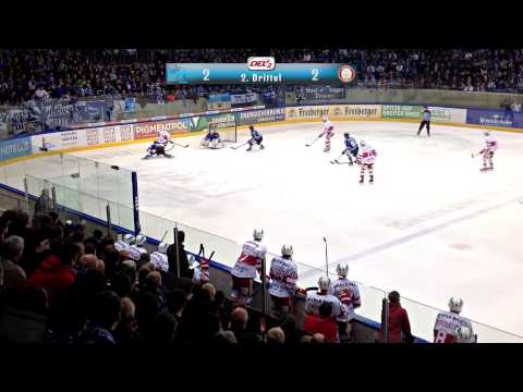 Highlights: Dresdner Eislöwen - EVL Landshut 31.01.2014