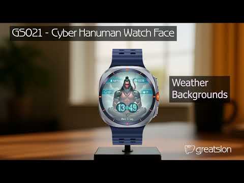 GS021 - Hanuman Watch Face video thumbnail