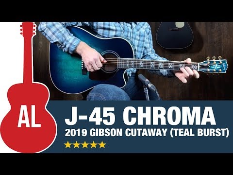 Обзор электроакустической гитары Gibson J-45 Chroma Modern 2019