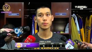Jeremy Lin Post Game Interview - Lakers vs Spurs | 11.14.14