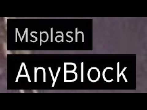 Msplash-Any block