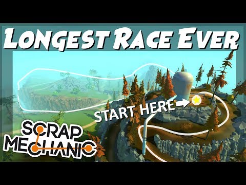 Longest Race EVER!!! Marathon Challenge - Scrap Mechanic Multiplayer Monday - Episode 51