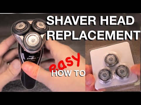 PHILIPS NORELCO SHAVER HEAD REPLACEMENT - HOW TO 4K