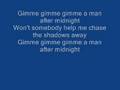ABBA Gimme Gimme Gimme Lyrics!! 