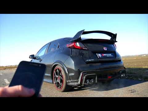 Honda Civic Type R FK2 with REMUS RACING cat-back exhaust