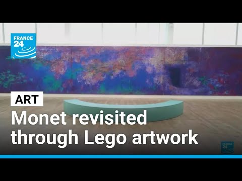 Dissident Chinese artist revisits Monet's waterlilies through Lego art