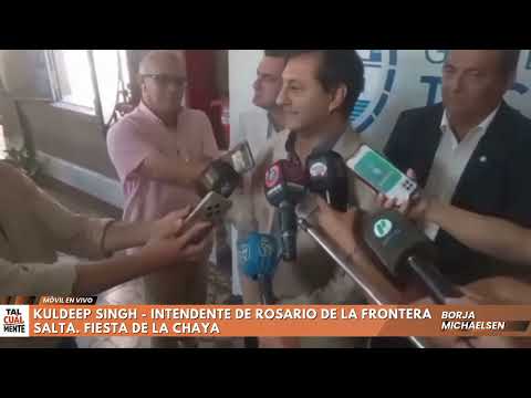 KULDEEP SINGH - INTENDENTE DE ROSARIO DE LA FRONTERA - SALTA. FIESTA DE LA CHAYA