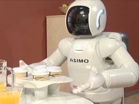 Asimo robot poslužuje doručak