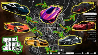 GTA 5 - All New Story Mode Rare Cars Locations 2024 (XBOX,PC,PS4,PS5)